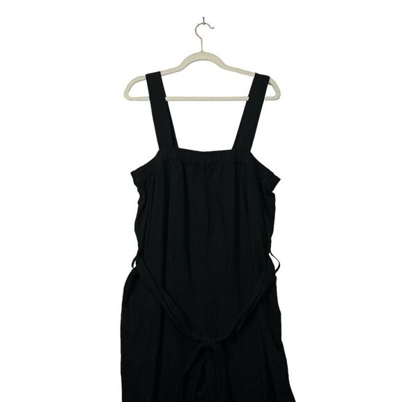 NWT large linen blend Free Assembly • Sleeveless Wide Leg Jumpsuit - Picture 16 of 16